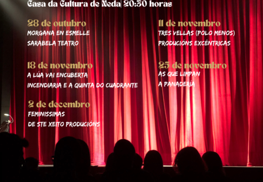Sarabela Teatro inaugura este venres con “Morgana en Esmelle” o ciclo cultural Tempo para o Teatro que organiza o Concello de Neda
